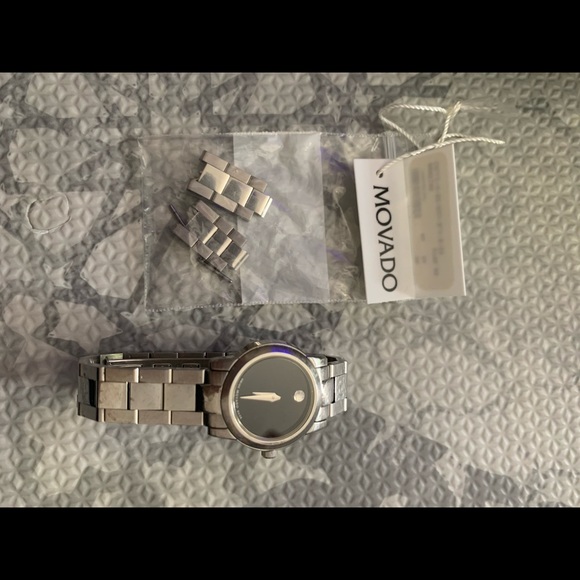 Classsic Movado Quartz Black Dial Women’s Watch